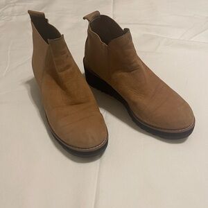Eileen Fisher Tan Ankle Booties